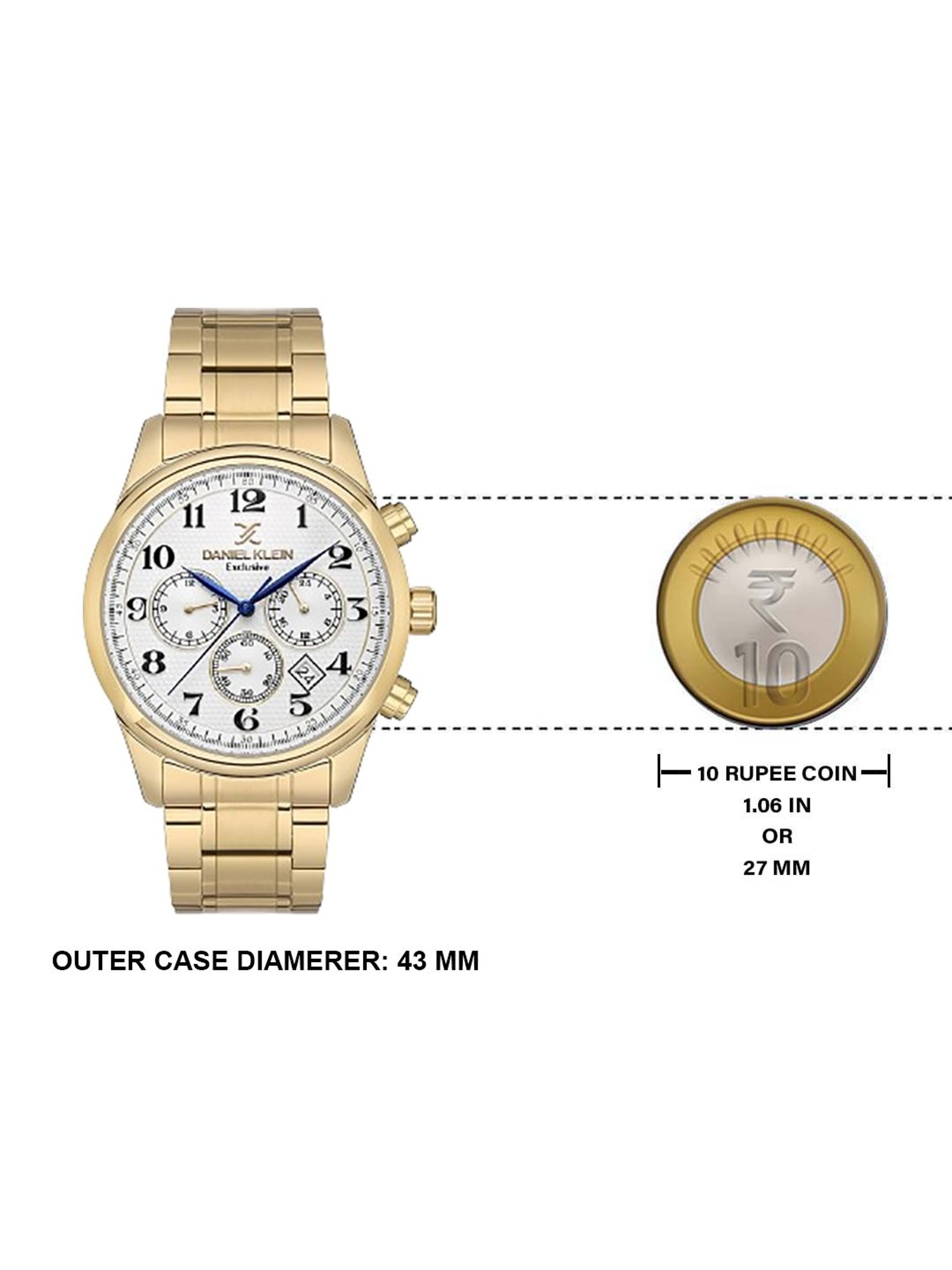 Daniel Klein DK.1.13637-4 Chronograph Watch for Men