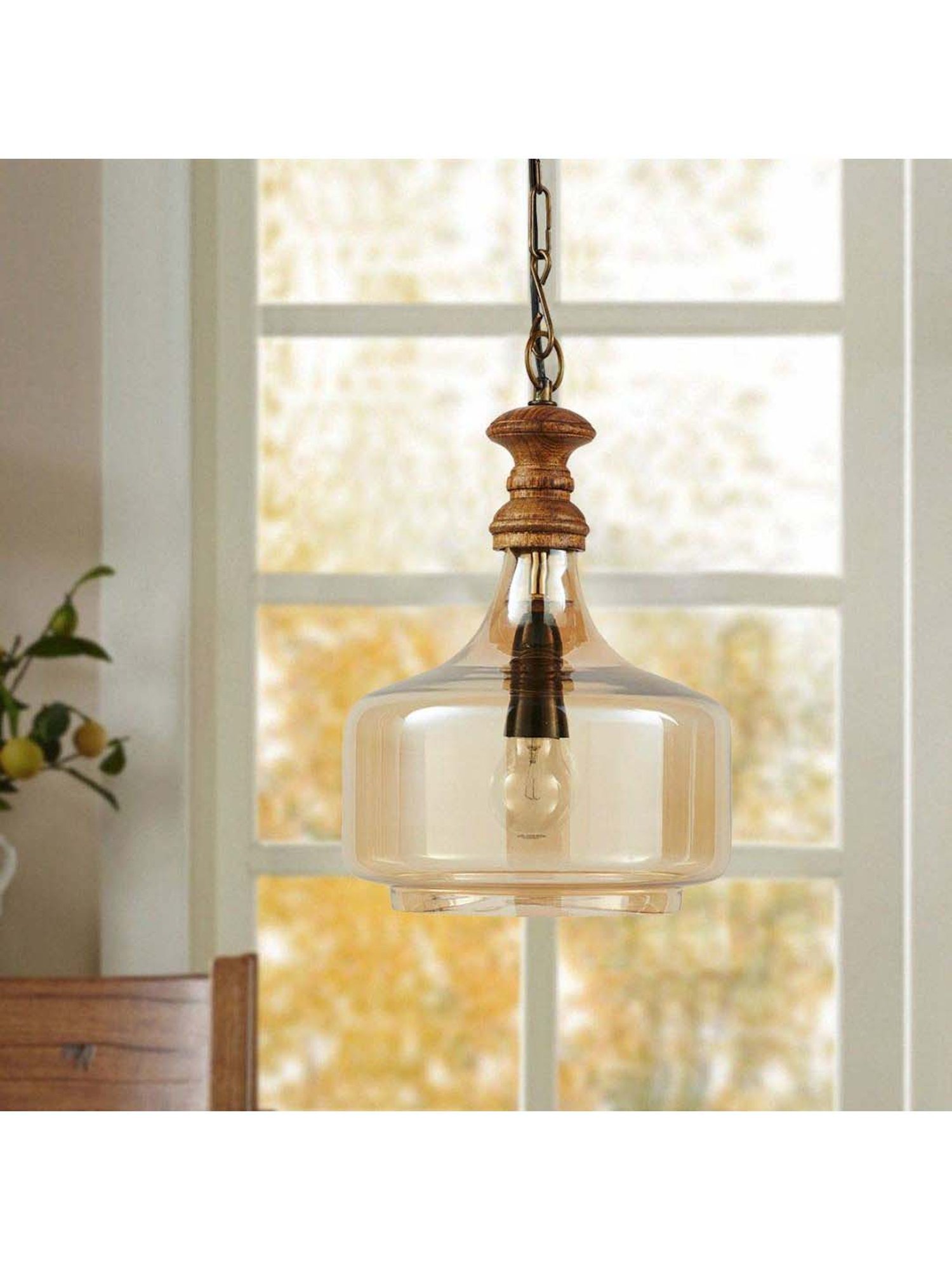 Kapoor E Illuminations Dawnelle Transparent Pendant Light - Set of 1
