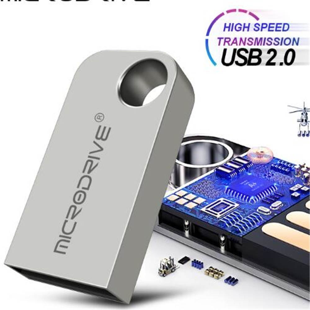 64GB USB 2.0 Mini Semi-circular Metal U Disk