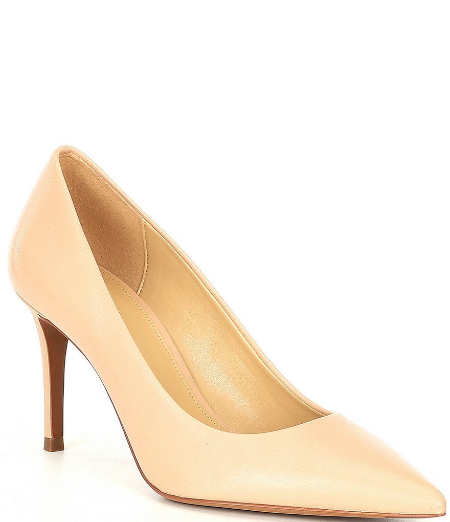 MICHAEL Michael Kors Keke Pointed Toe Leather Pumps