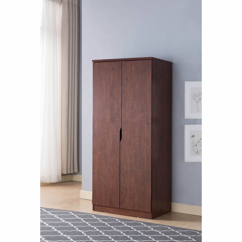 Set of 2 Mulberry Open 2 Sectional Closet Blue - Manhattan Comfort