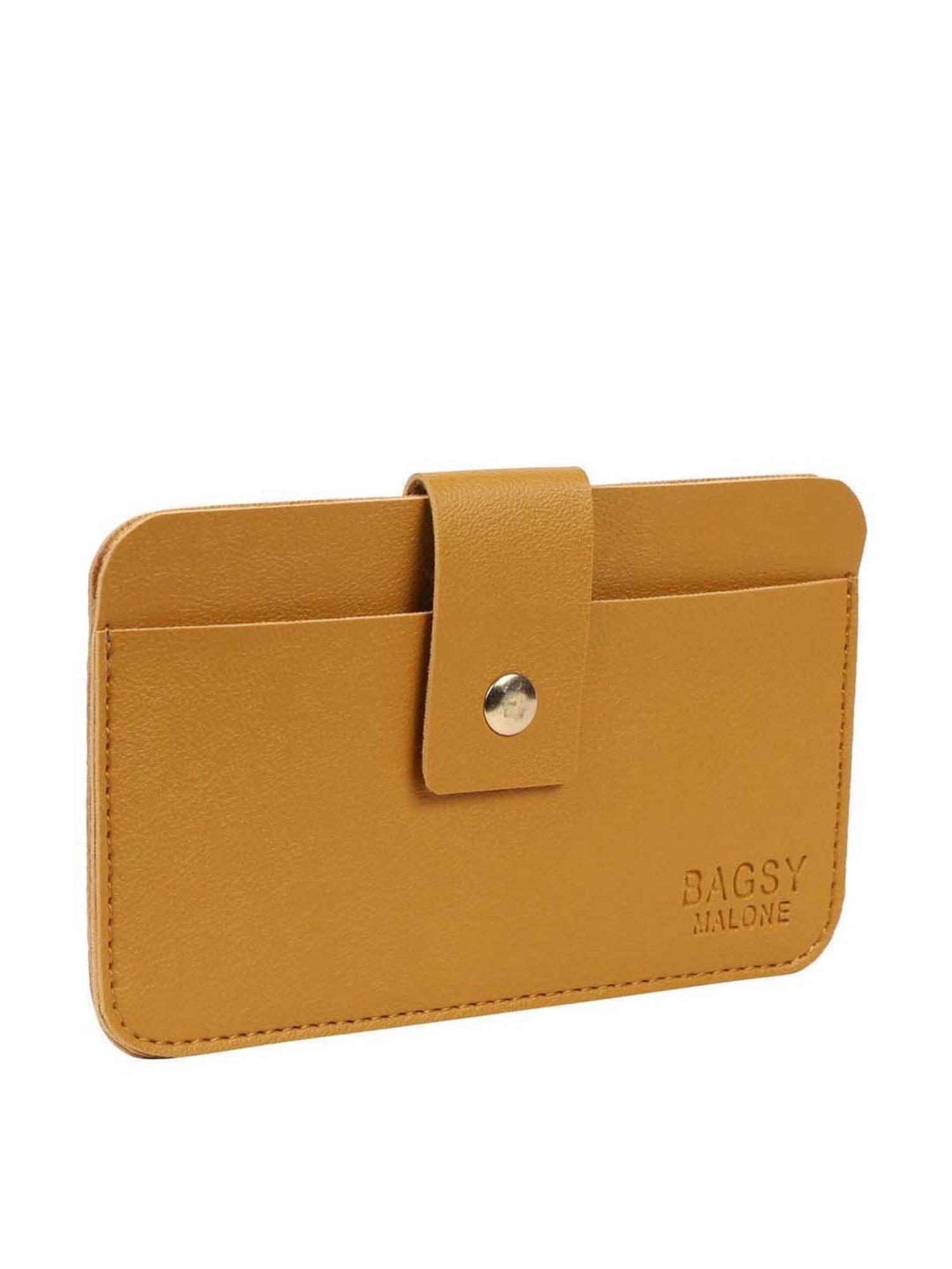 Bagsy Malone Yellow Solid Wallet for Women