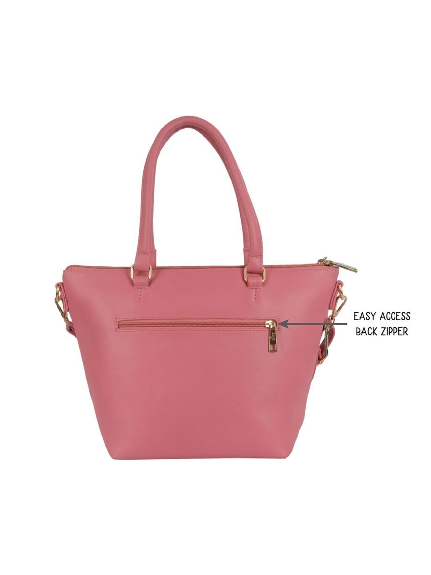 Tohl Avon Black Solid Medium Handbag