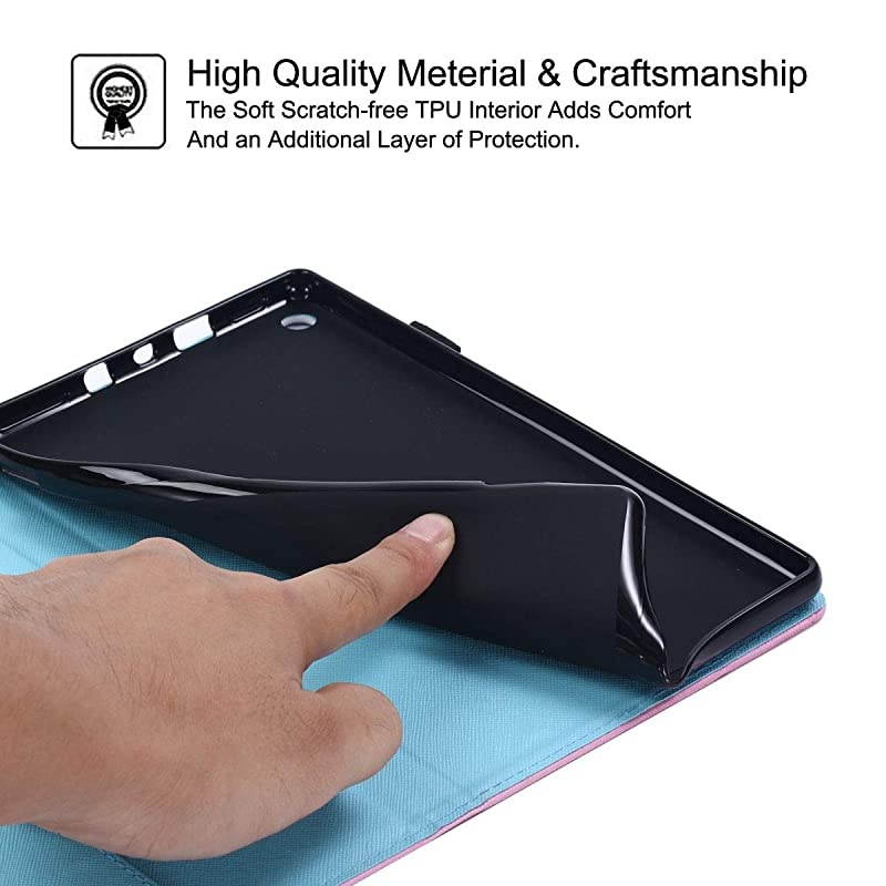 Flip Case for Kindle Fire 7 2015  Magnetic Leather Stand Protective Case with Card Slots for  Kindle Fire 7 Only Fit Fire 7 Display 5th Generation 2015 Release Wild Butterfly