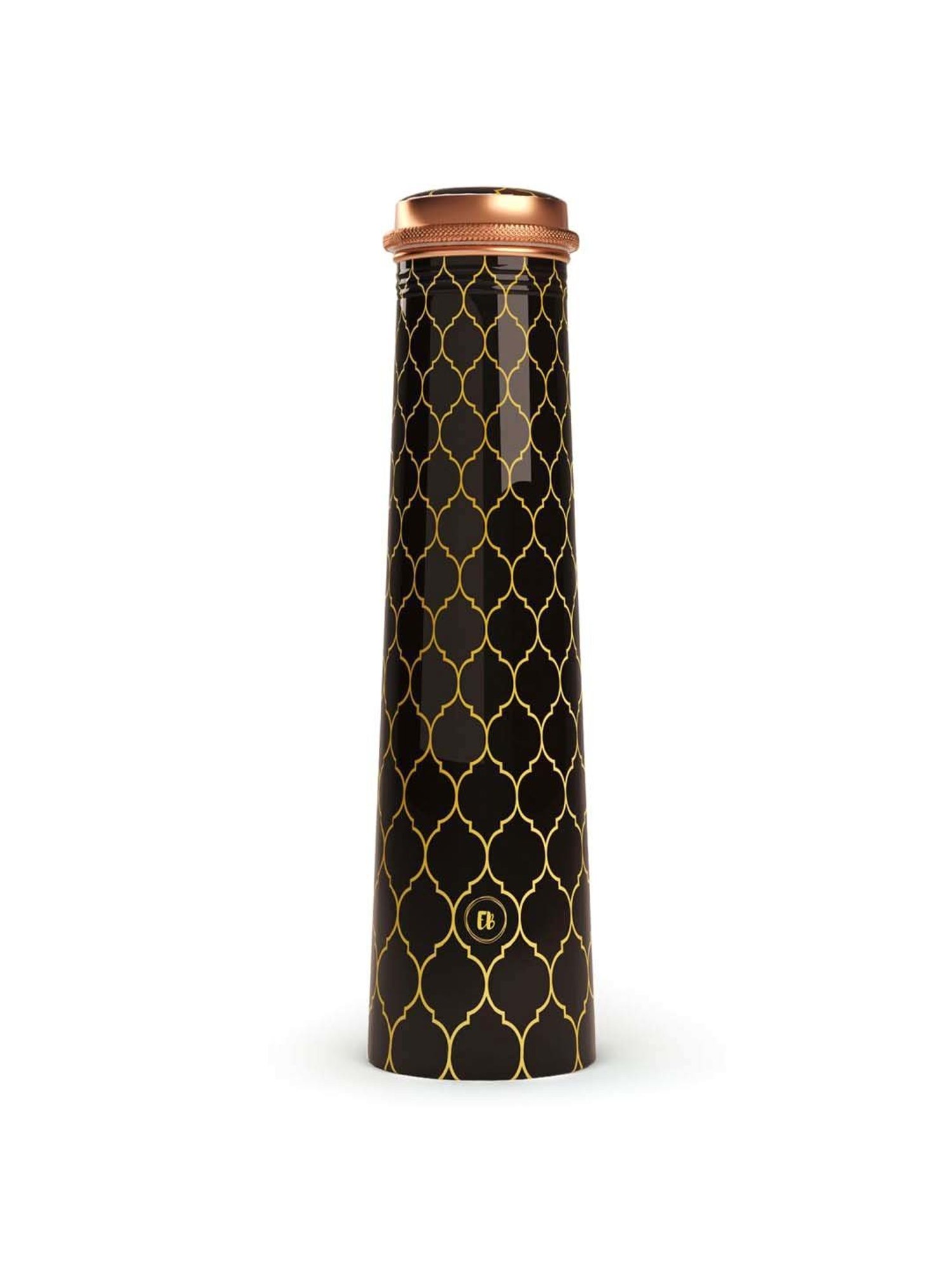 Everything Beautiful Black Copper Water Bottle - Slim (0.75 L)