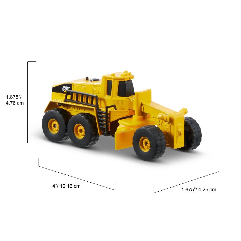 CAT Metal 3pk Concrete Mixer/ Dump Truck and Grader