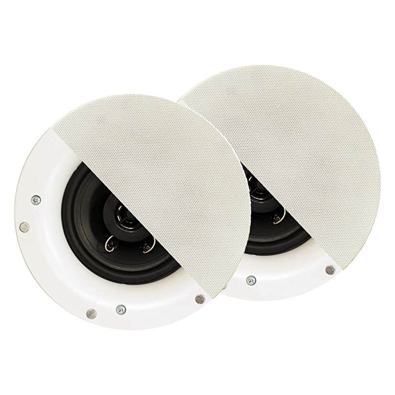 Audio R192 Frameless in Ceilingin Wall 5 Speaker Set 2 Way Home Theater Surround Speakers