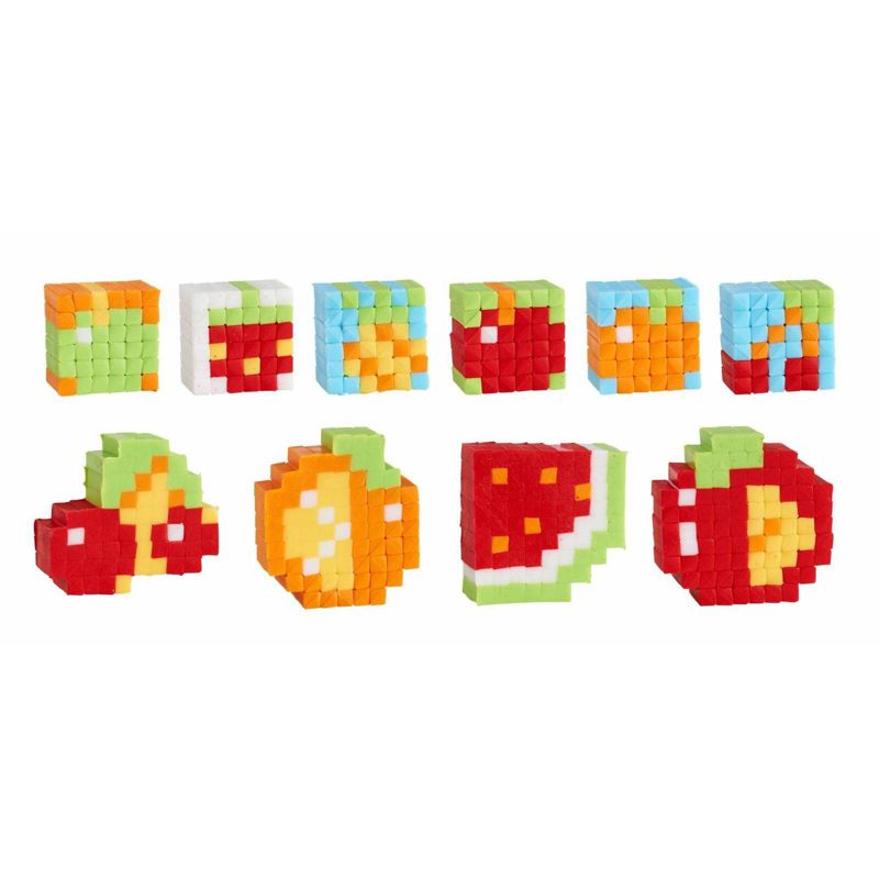 Pretty Pixels Eraser Maker Fruits Pack DIY Art Kit