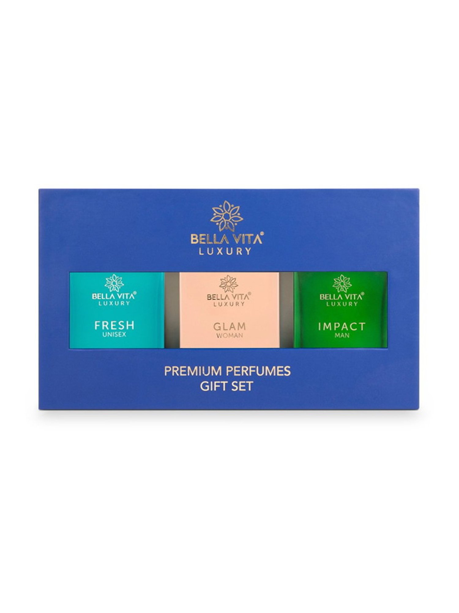 Bella Vita Luxury Premium Perfumes Gift Set - Pack of 3