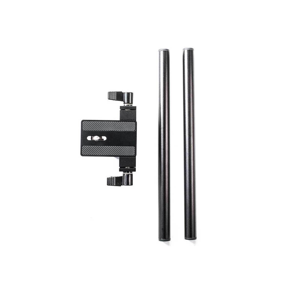 IndiPRO DSLR Baseplate with 9" 15mm Rods #INDIBASE