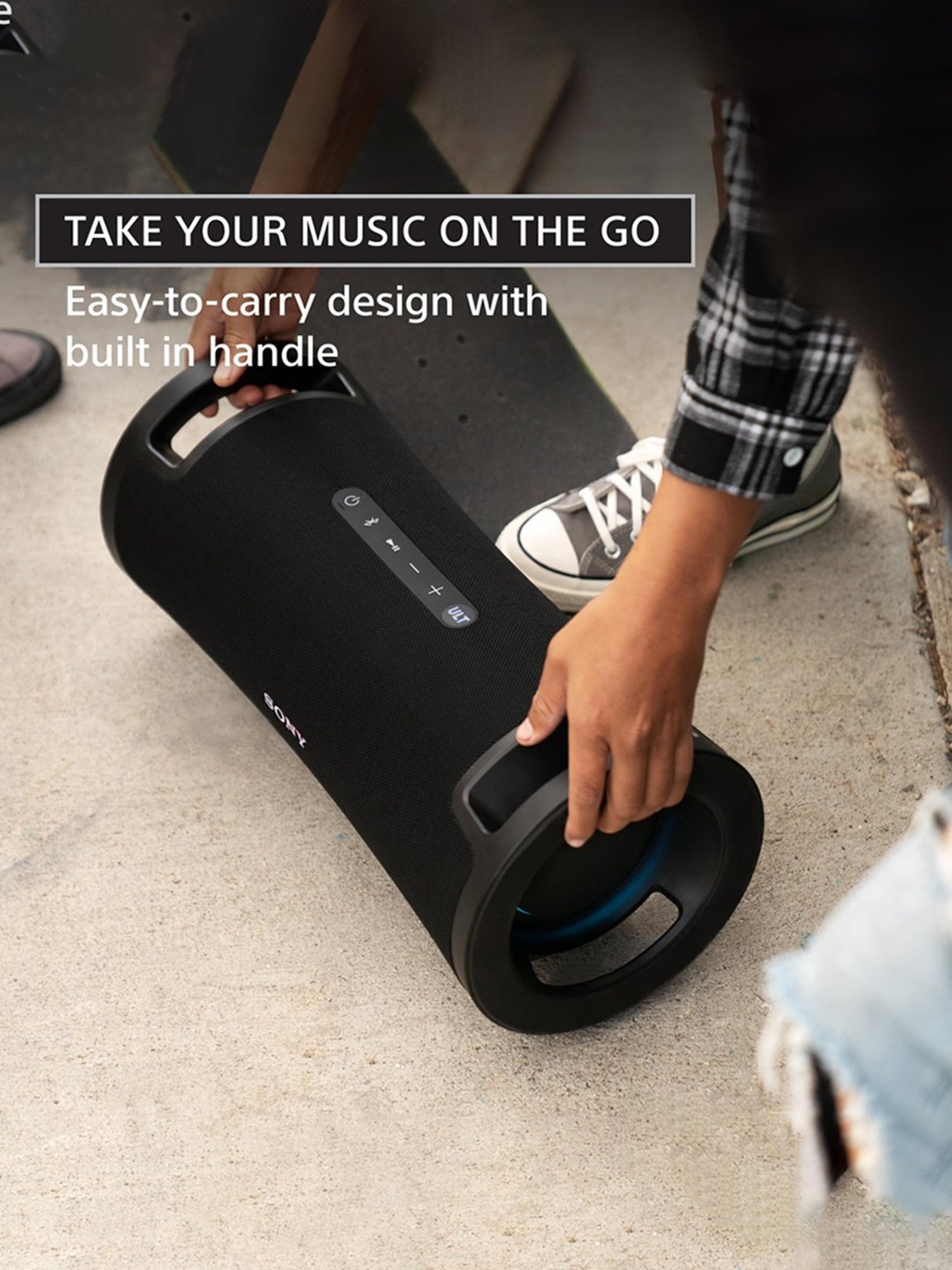 Sony New Launch ULT Field 7 Bluetooth Speaker with 30Hrs Battery (Black)