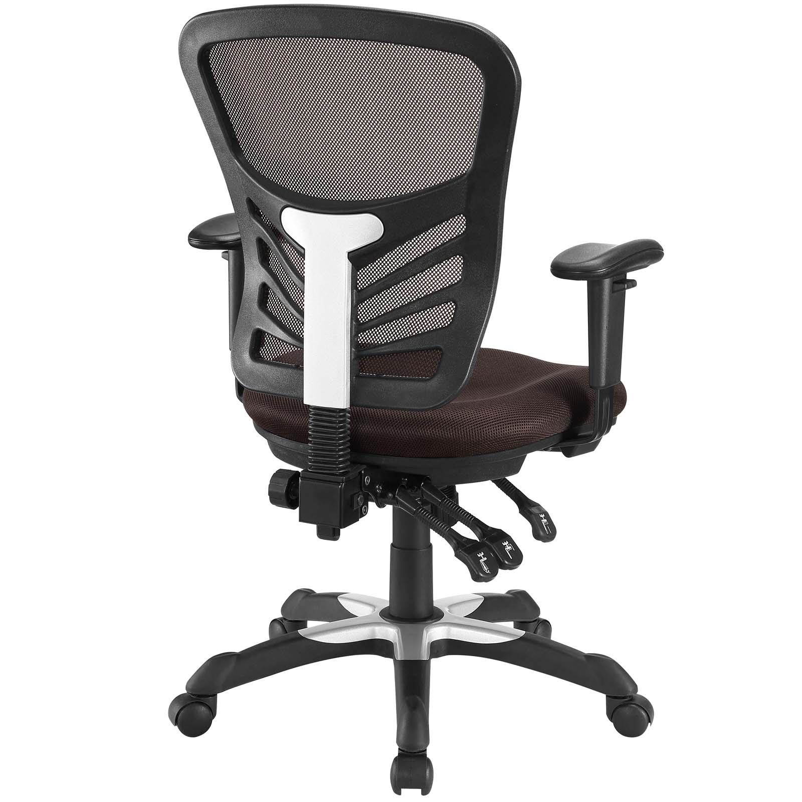 Articulate Mesh Office Chair in Brown