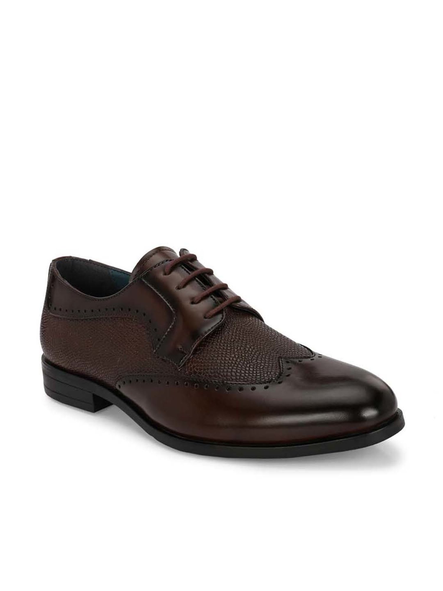 San Frissco Men's Brown Derby Shoes