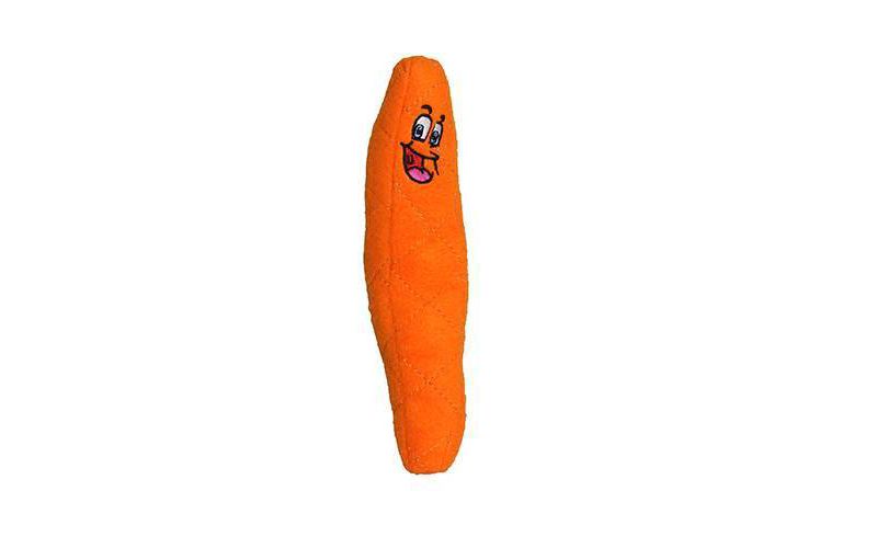 Tuffy Funny Food Hot Dog Dog Toy