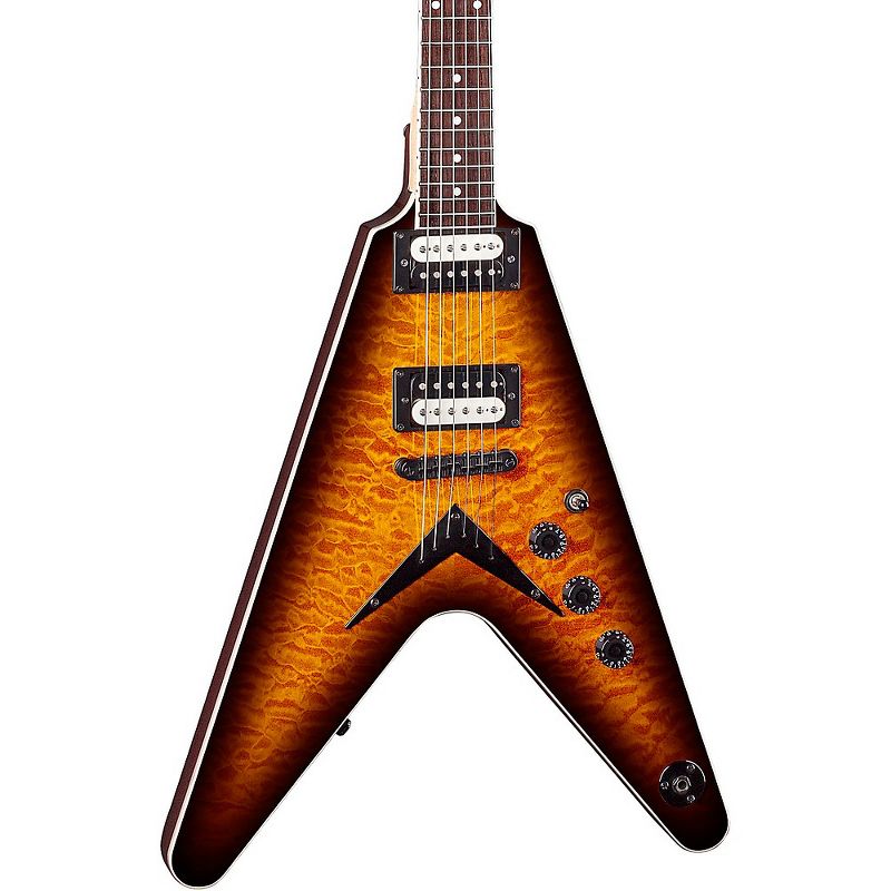 Dean VX Quilt Maple Electric Guitar Transparent Brazilia
