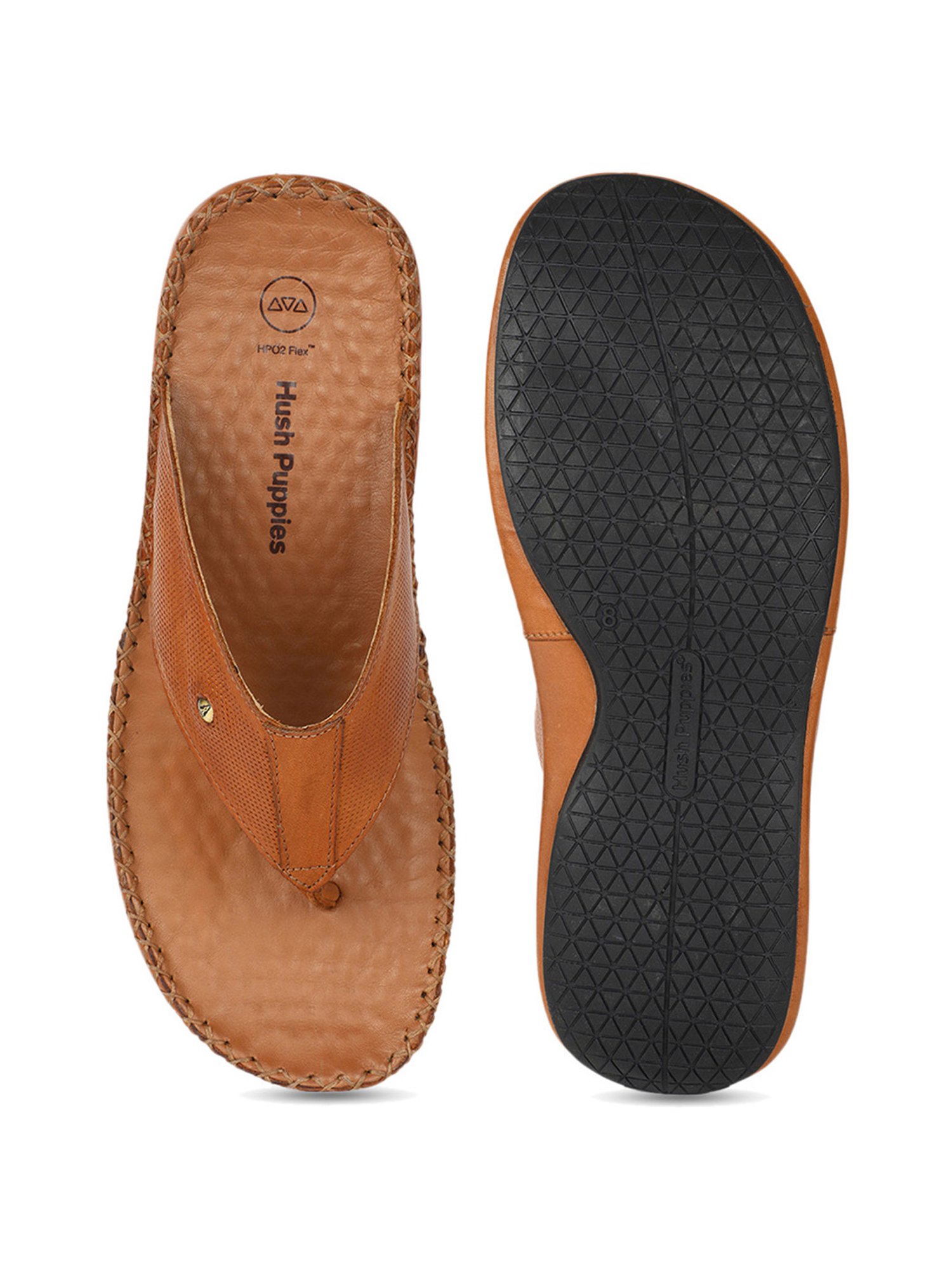 Hush Puppies by Bata Men's Tan Thong Sandals
