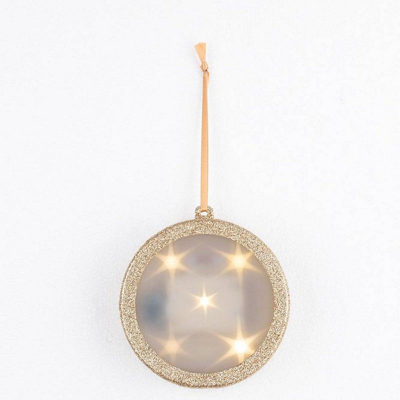 Holographic Christmas Ornaments Gold - Haute Décor