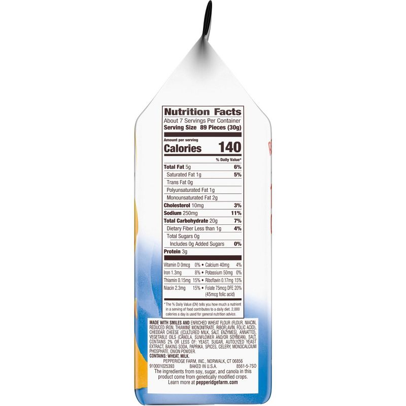 Pepperidge Farm Goldfish Baby Cheddar Crackers - 7.2oz Bag