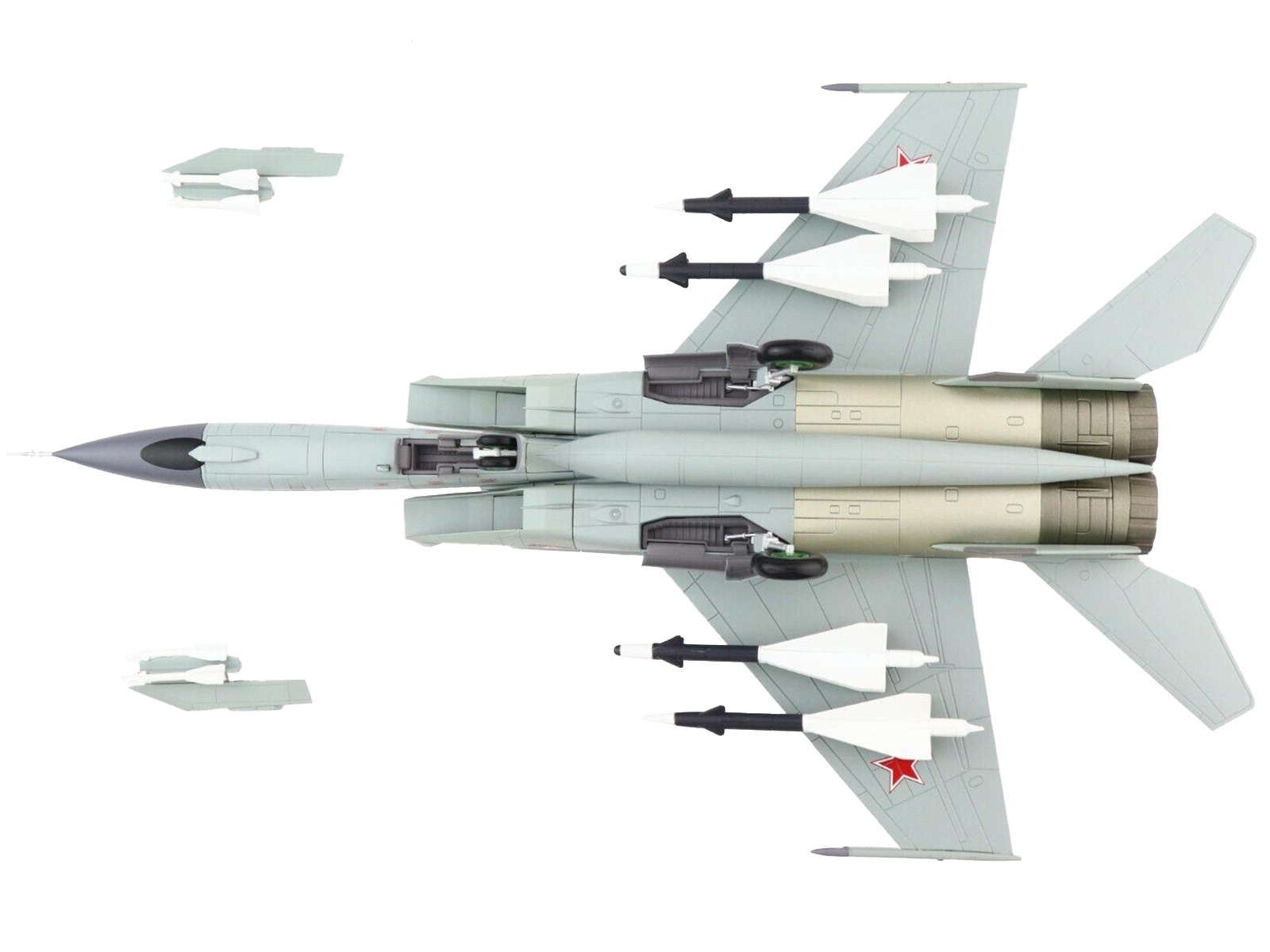 Mikoyan-Gurevich MiG-15Bis Fighter Aircraft "8170 Early Soviet Fighter" Soviet Air Force "Air Power Series" 1/72 Diecast Model by Hobby Master