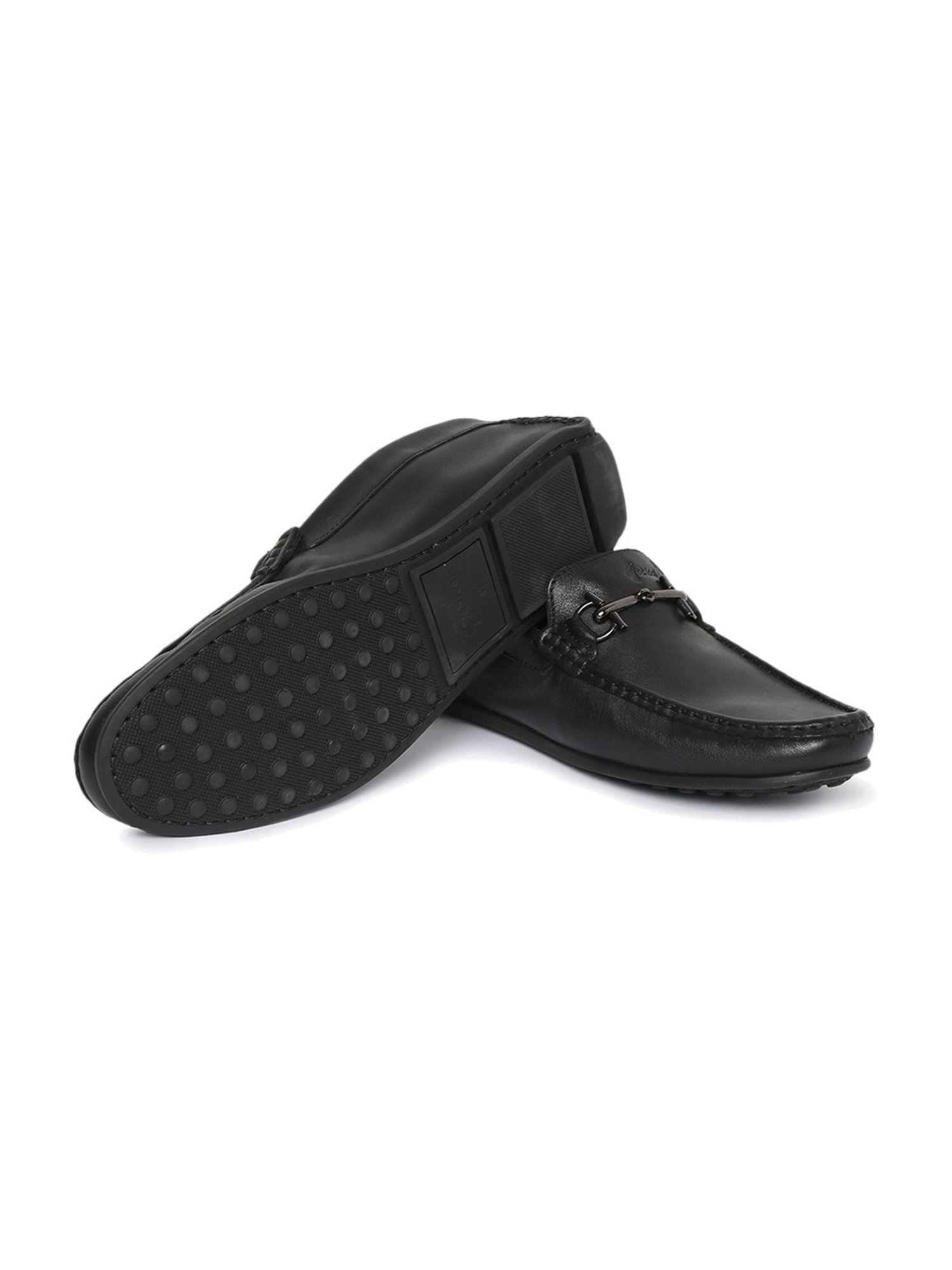 Gabicci Men's Harrow G Pitch Black Casual Loafers