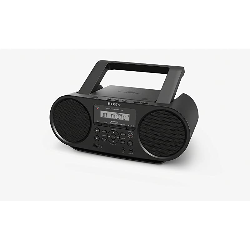 ZSRS60BT CD Boombox with Bluetooth and NFC (Black)