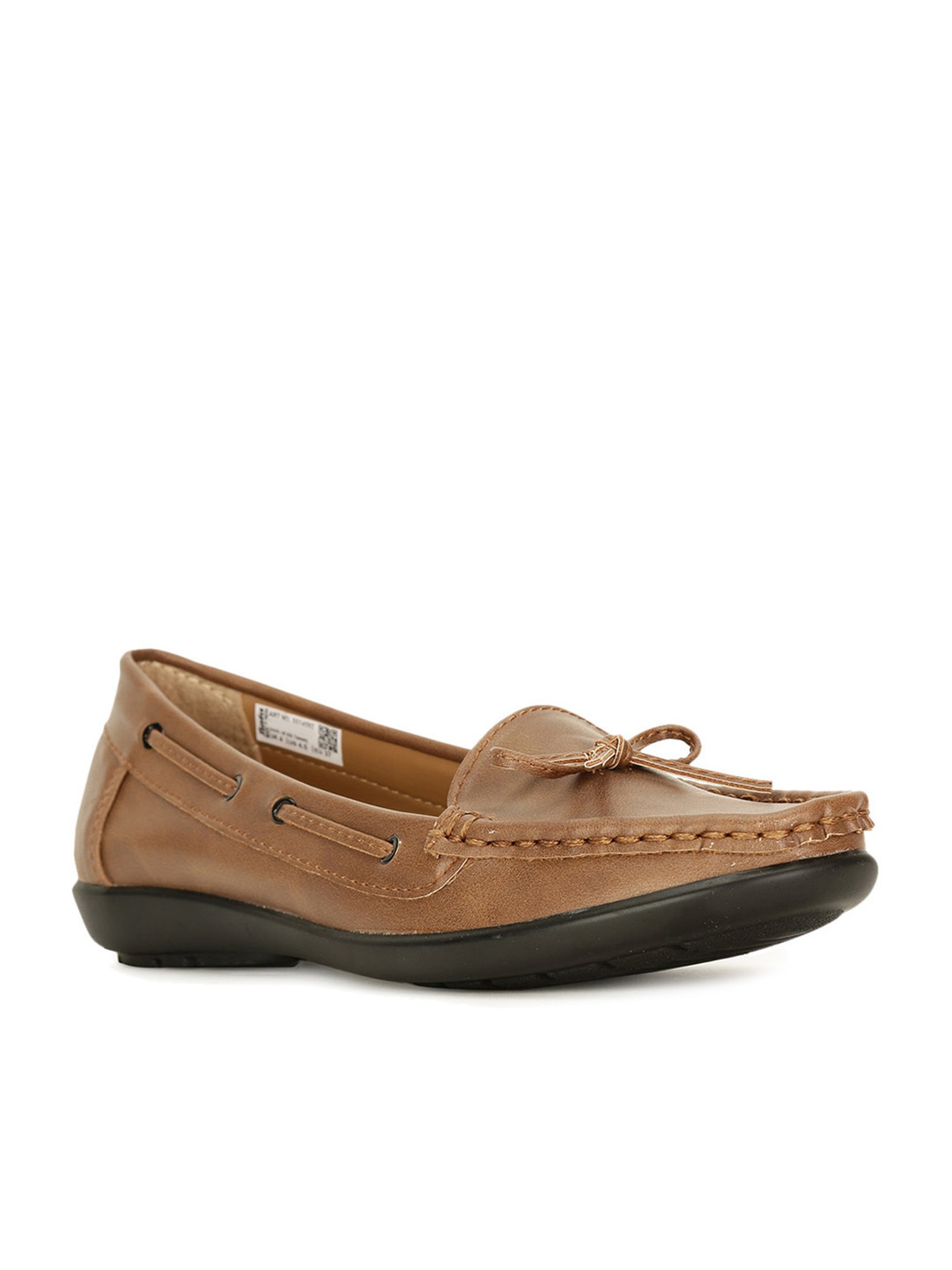 Bata Women's Brown Boat Shoes