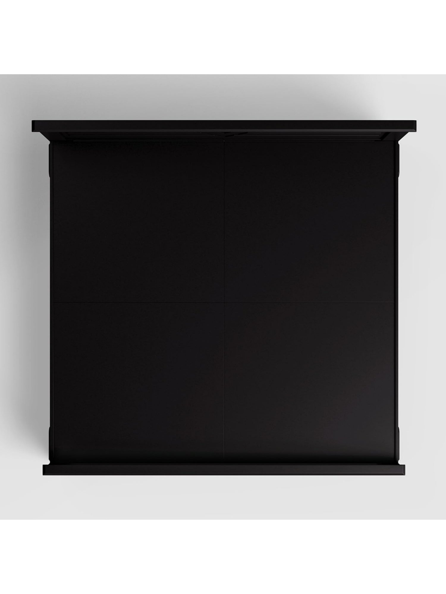 Godrej Interio Sketch Black Solid Wood Queen Size Bed