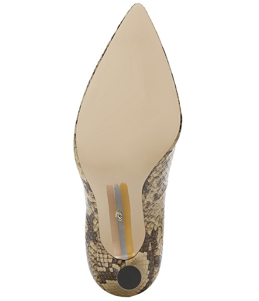 Deltan Tessa Croc-Embossed T-Strap Block Heel Pumps