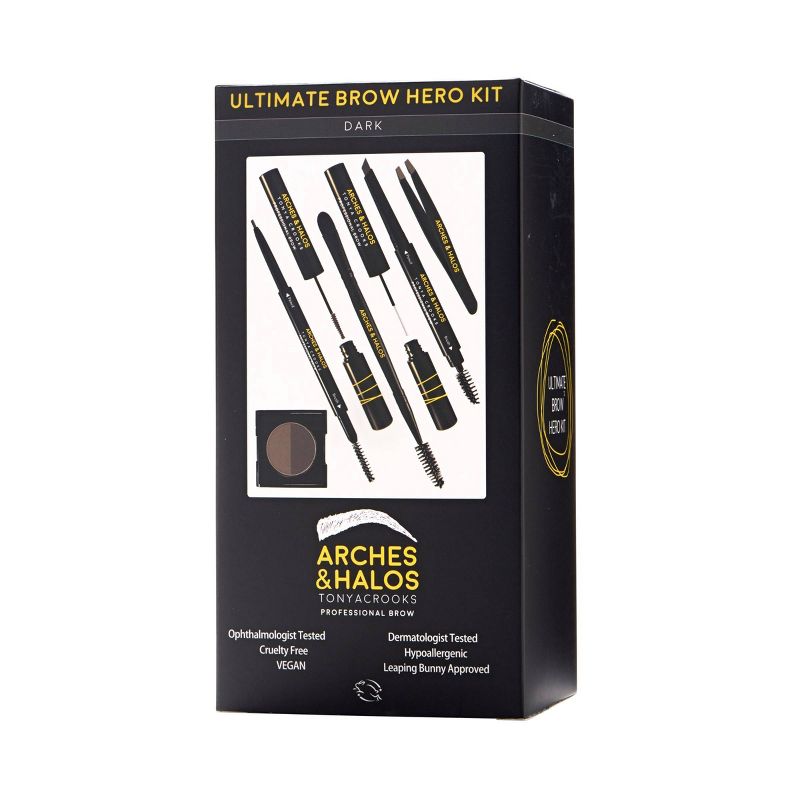 Arches & Halos Ultimate Brow Hero Kit Dark - 7pc