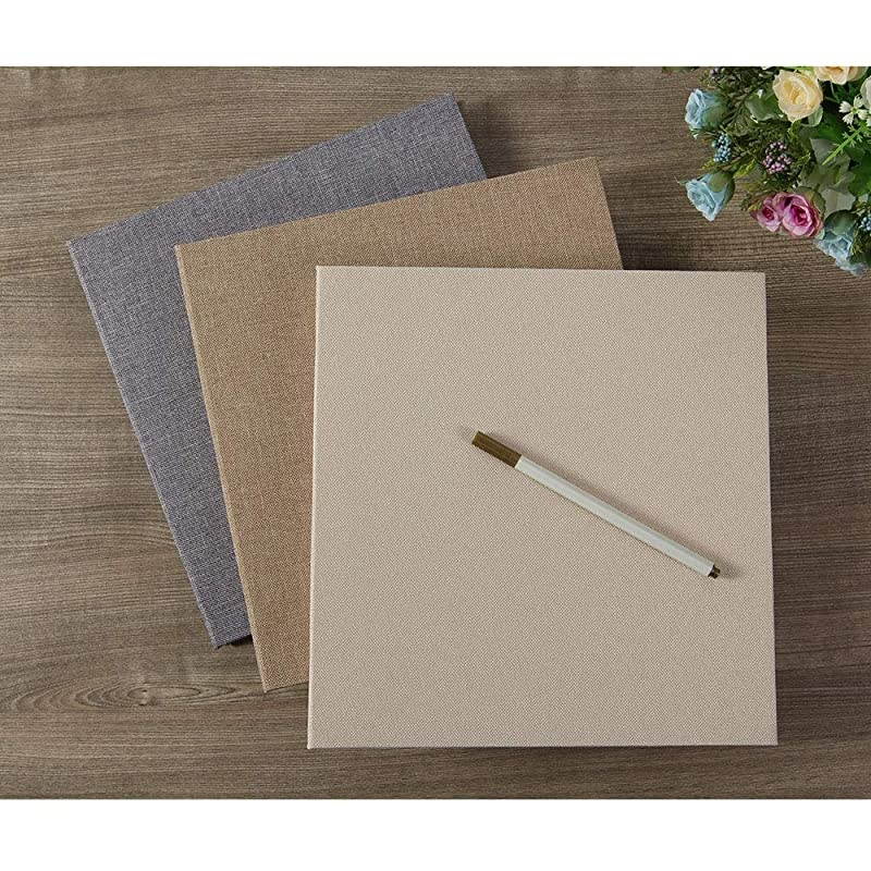 Album Self Adhesive 4x6 5x7 3x5 85x11 Scrapbook Magnetic Album DIY Scrap Book Length 11 x Width 108 Inches with A Metallic Pen