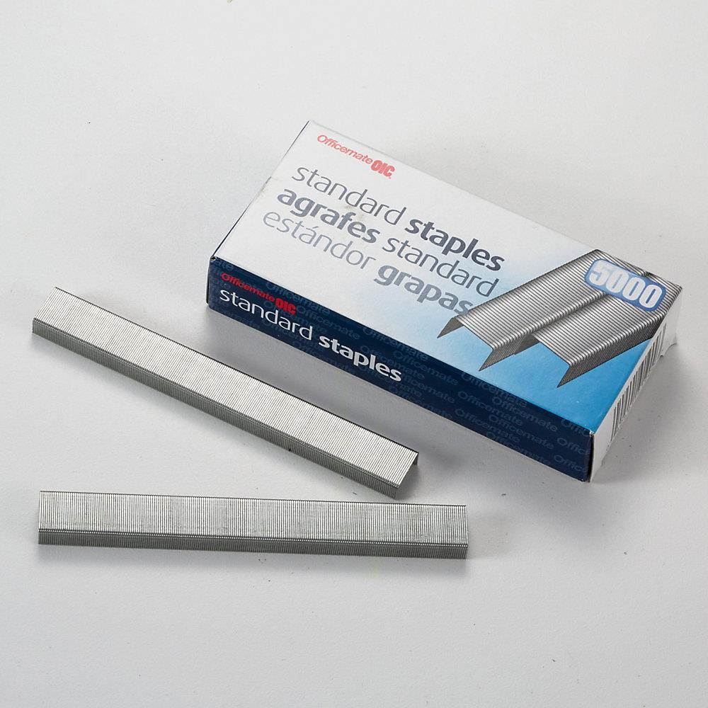 Officemate Staples Standard Chisel Point 5000 Staples/Box 91900