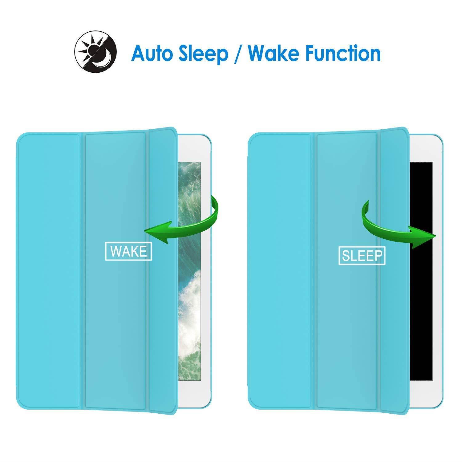 JETech Case for Apple iPad Air 1st Edition (NOT for iPad Air 2), Smart Cover with Auto Wake/Sleep, Blue