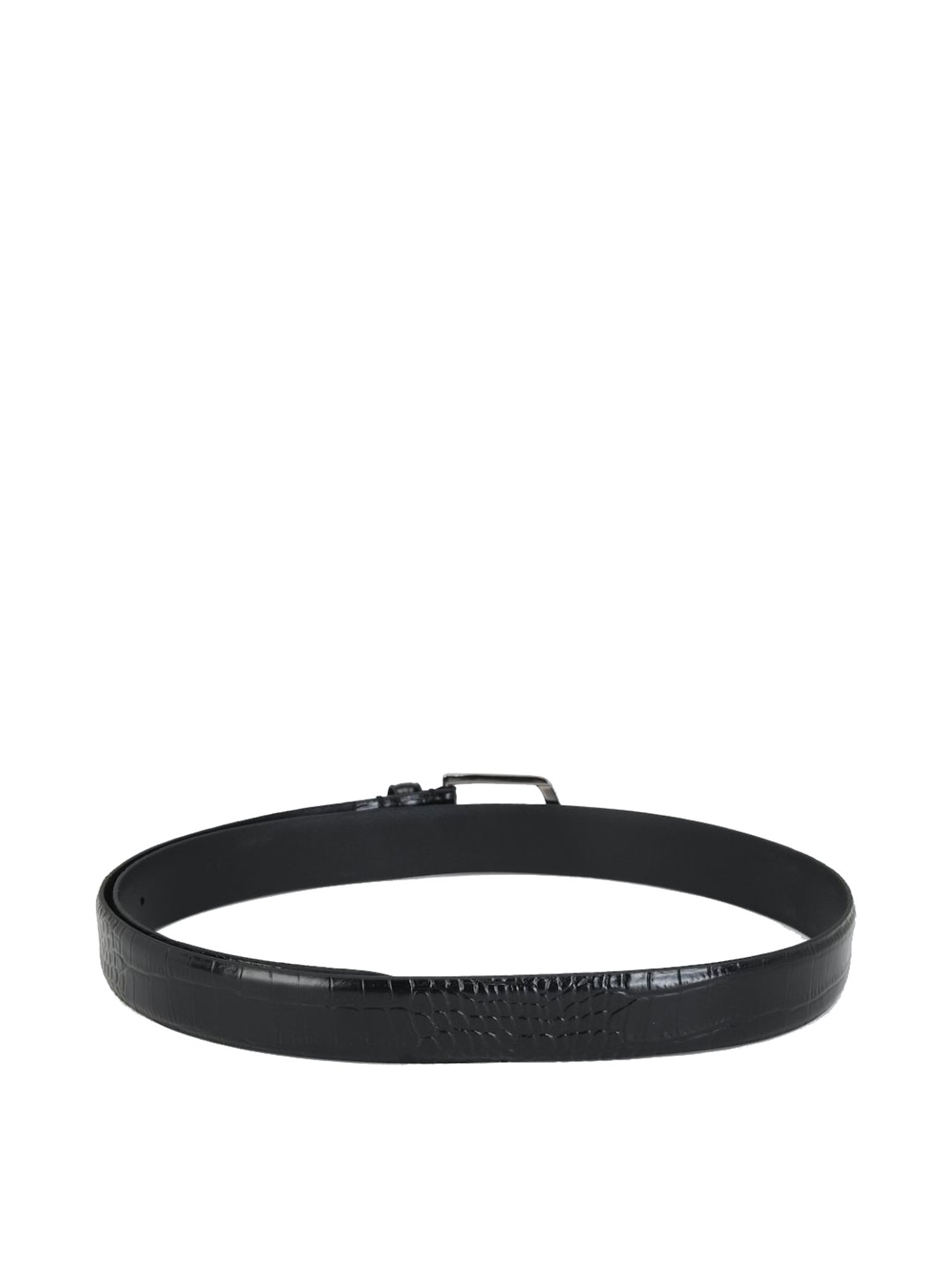 Simon Carter Black Leather Waist Belt for Men