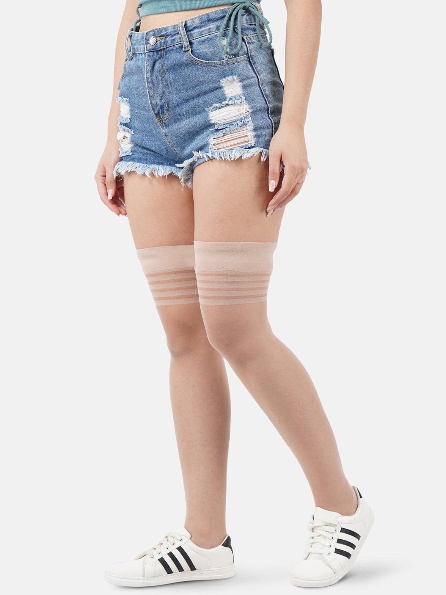 NEXT 2 SKIN Tan Striped Stockings - Pack of 2