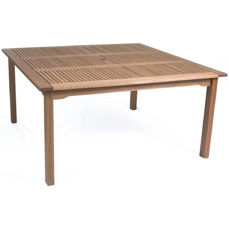 Arizona 9pc Patio Eucalyptus Wood Dining Set - International Home Miami