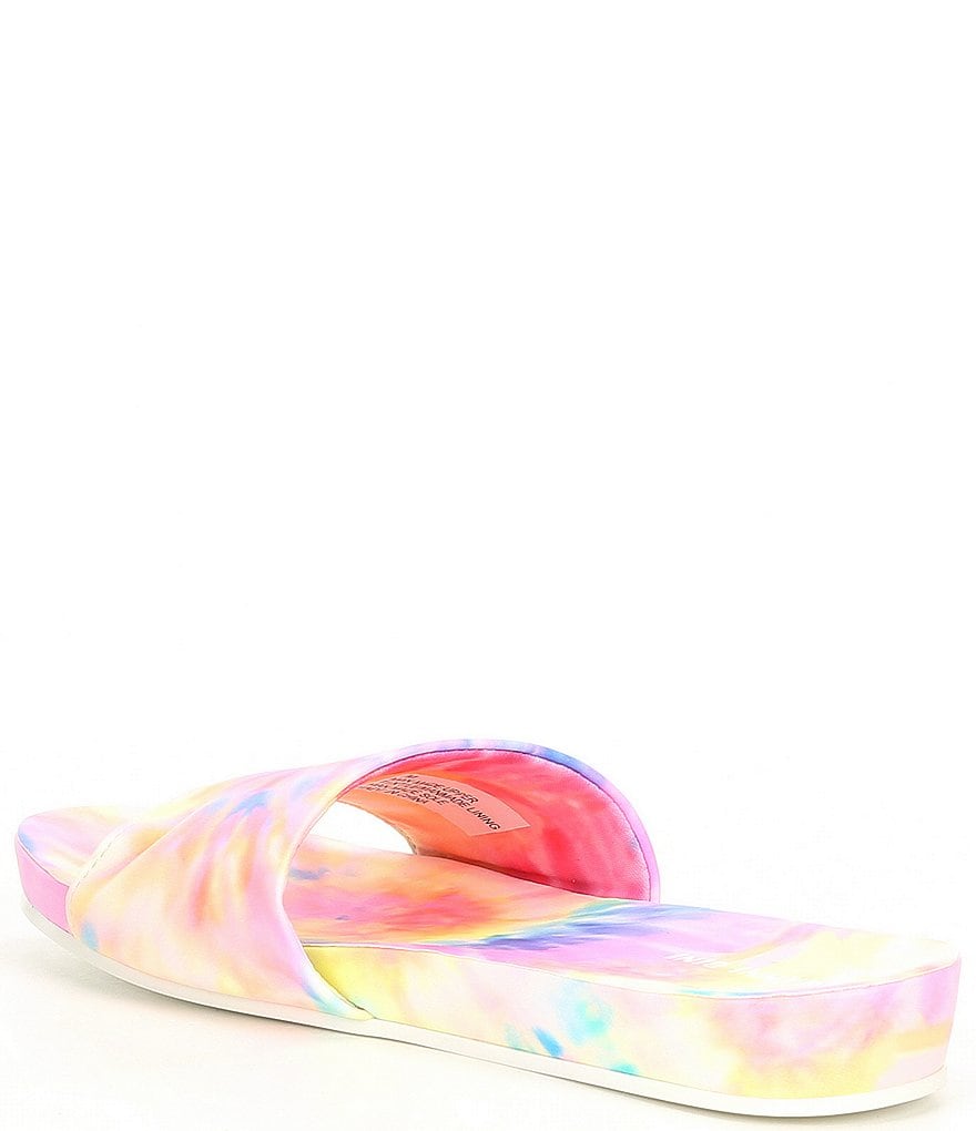 Gianni Bini Summatime Tie Dye Banded Pool Slides