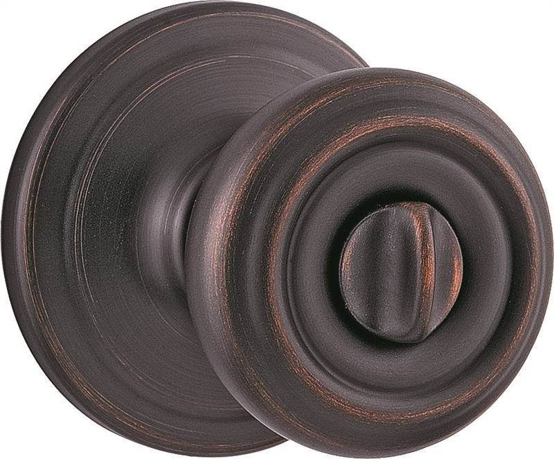 Kwikset Signature Series Venetian Bronze Bed & Bath Door Knob 730CN 11P CP