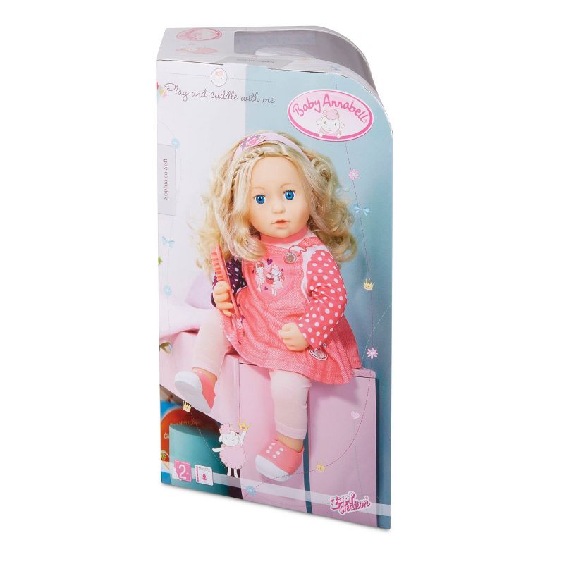 Sophia So Soft Baby Doll with Brushable Hair- Pink Outift