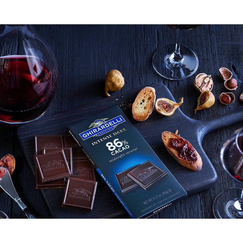 Ghirardelli Intense Dark 86% Midnight Reverie Chocolate Bar - 3.17oz