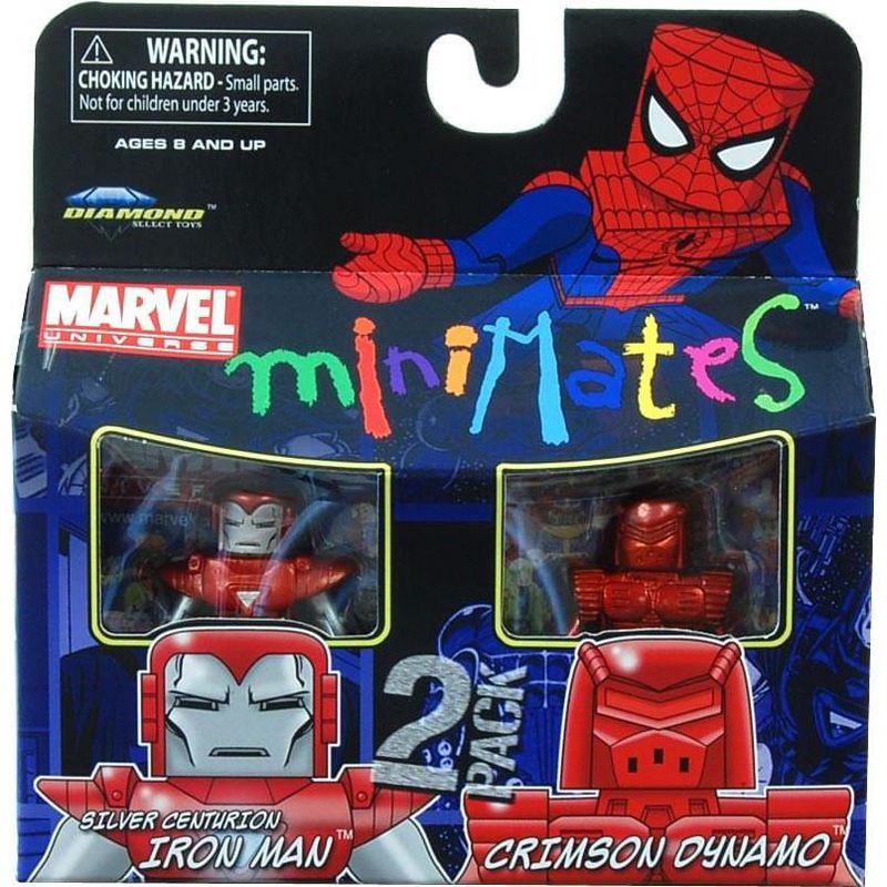 Diamond Comic Distributors, Inc. Marvel Minimates Series 36 Silver Centurion Iron Man & Crimson Dynamo