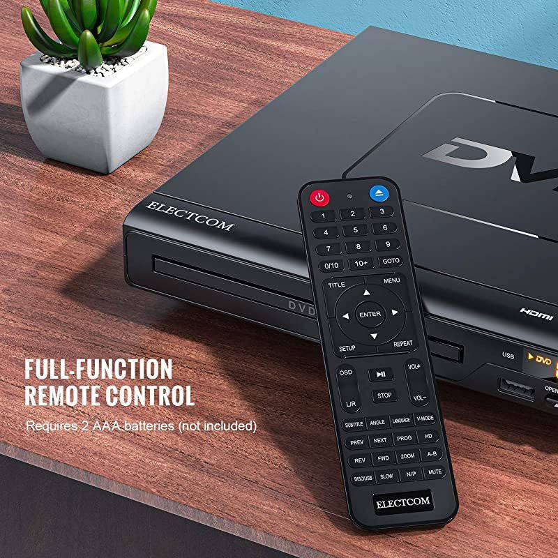 DVD Player,  DVD Players for TV with HDMI, Mini DVD Player for Smart TV, Region Free DVD Player USB