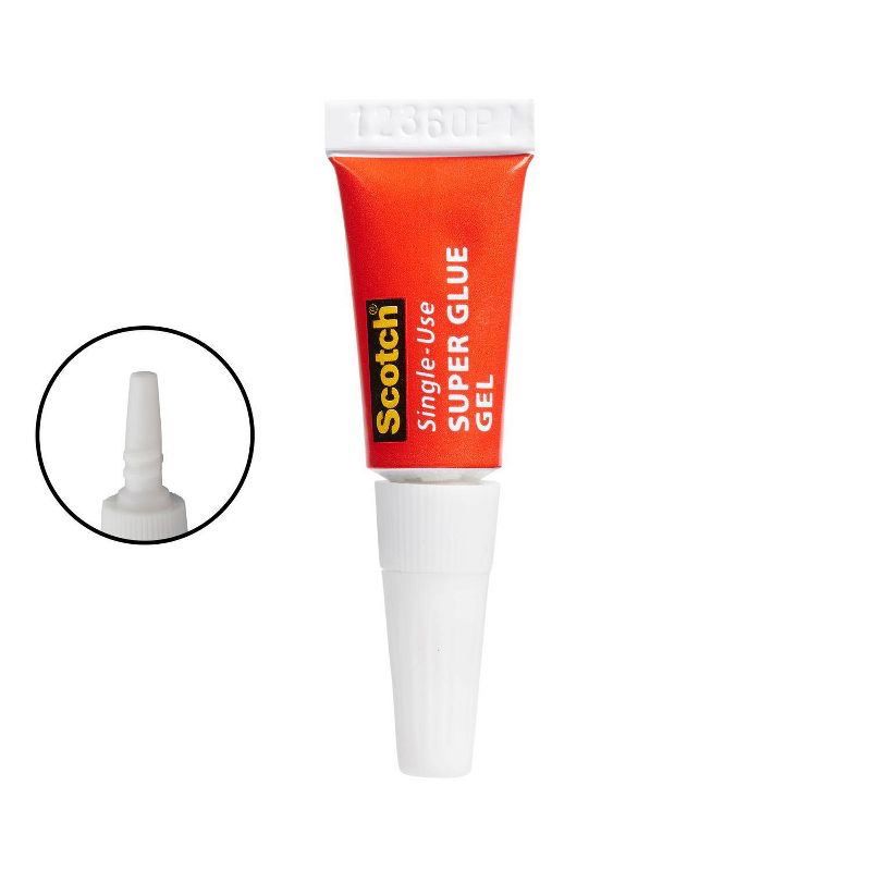 Scotch 4pk Single Use Super Glue