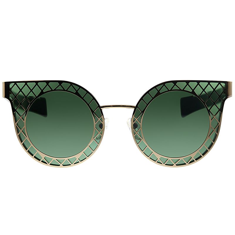 Salvatore Ferragamo SF 171 765 Unisex Round Sunglasses Copper 42mm