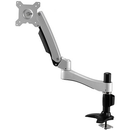 Single Articulating Arm Monitor Mount. Supports Standard VESA. Monitor Maximum weight 22.1 lbs. Grommet Mount