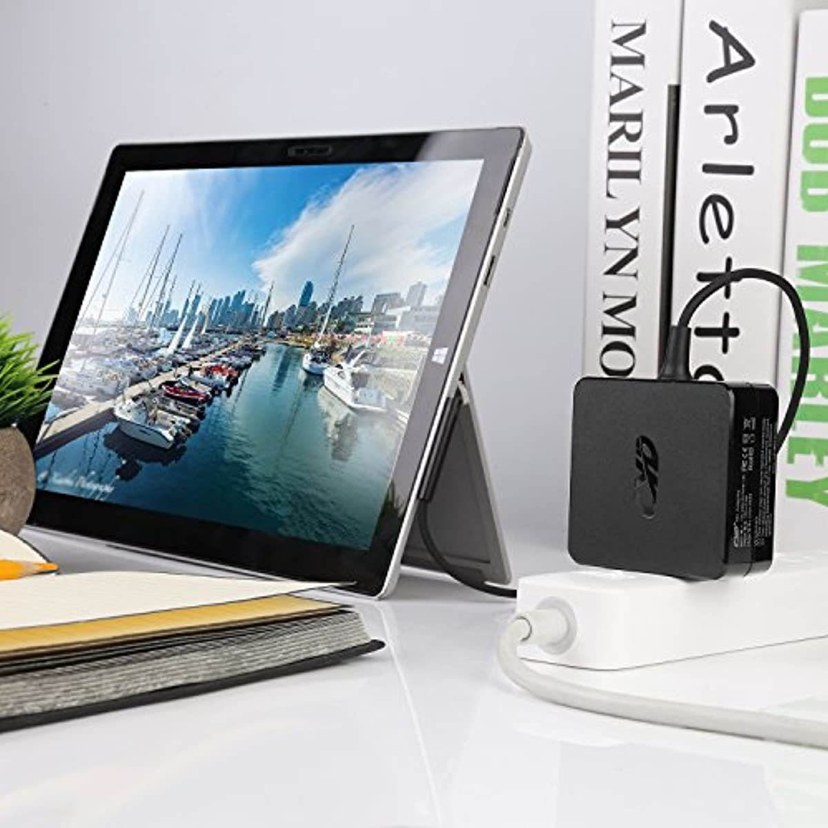 CYD 15V 4A 65W Replacement for Laptop-Charger Microsoft Surface Pro 6 Pro 4 Pro 3 Surface Laptop 2 Surface Pro Surface Laptop Surface Go Power Supply