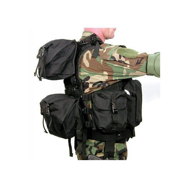 Blackhawk D.O.A.V Assault Vest System with Sewn on Pockets, Black #30DV00BK