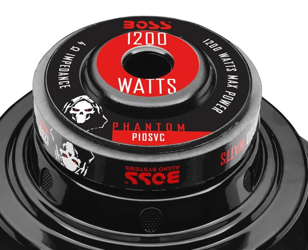 BOSS AUDIO BOSP10SVC Phantom Series Subwoofer (10")