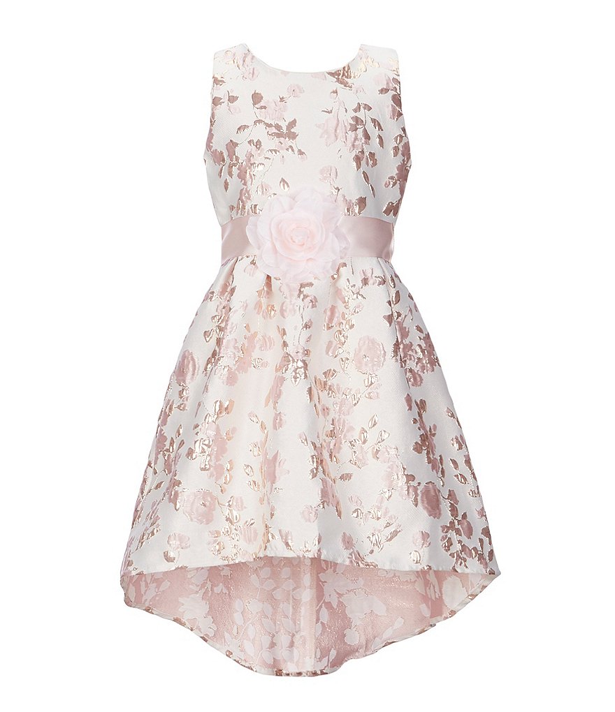 Poppies and Roses Big Girls 7-16 Floral-Pattern Hi-Low Dress