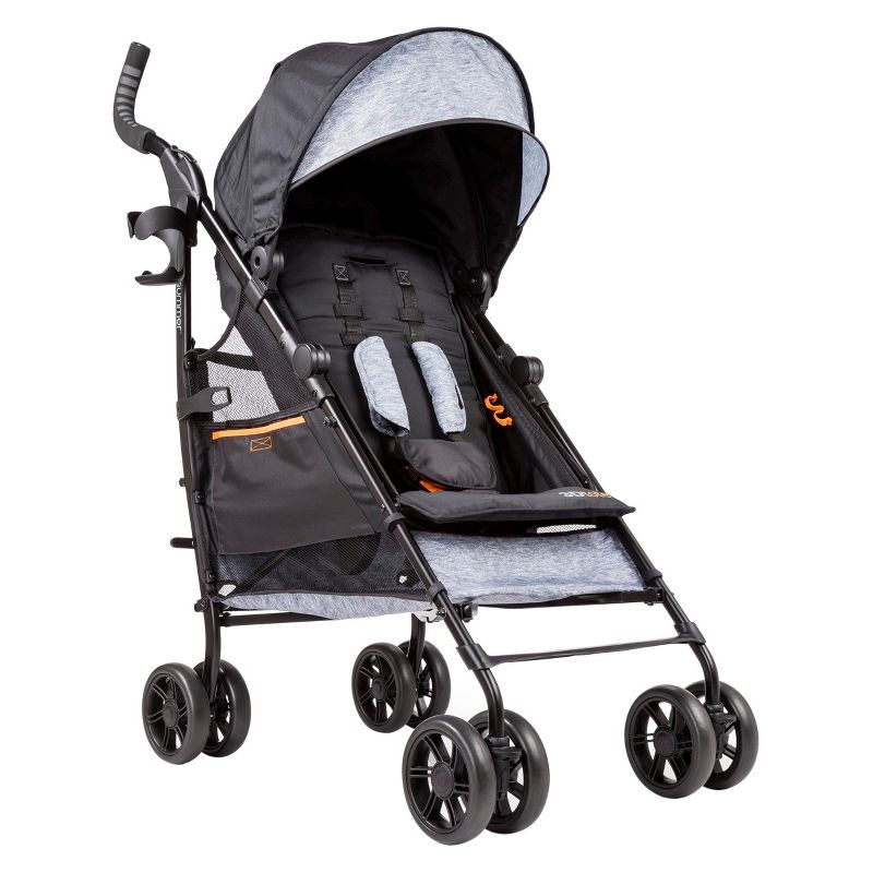 Summer Infant 3Dtote Convenience Stroller (Black/Gray)