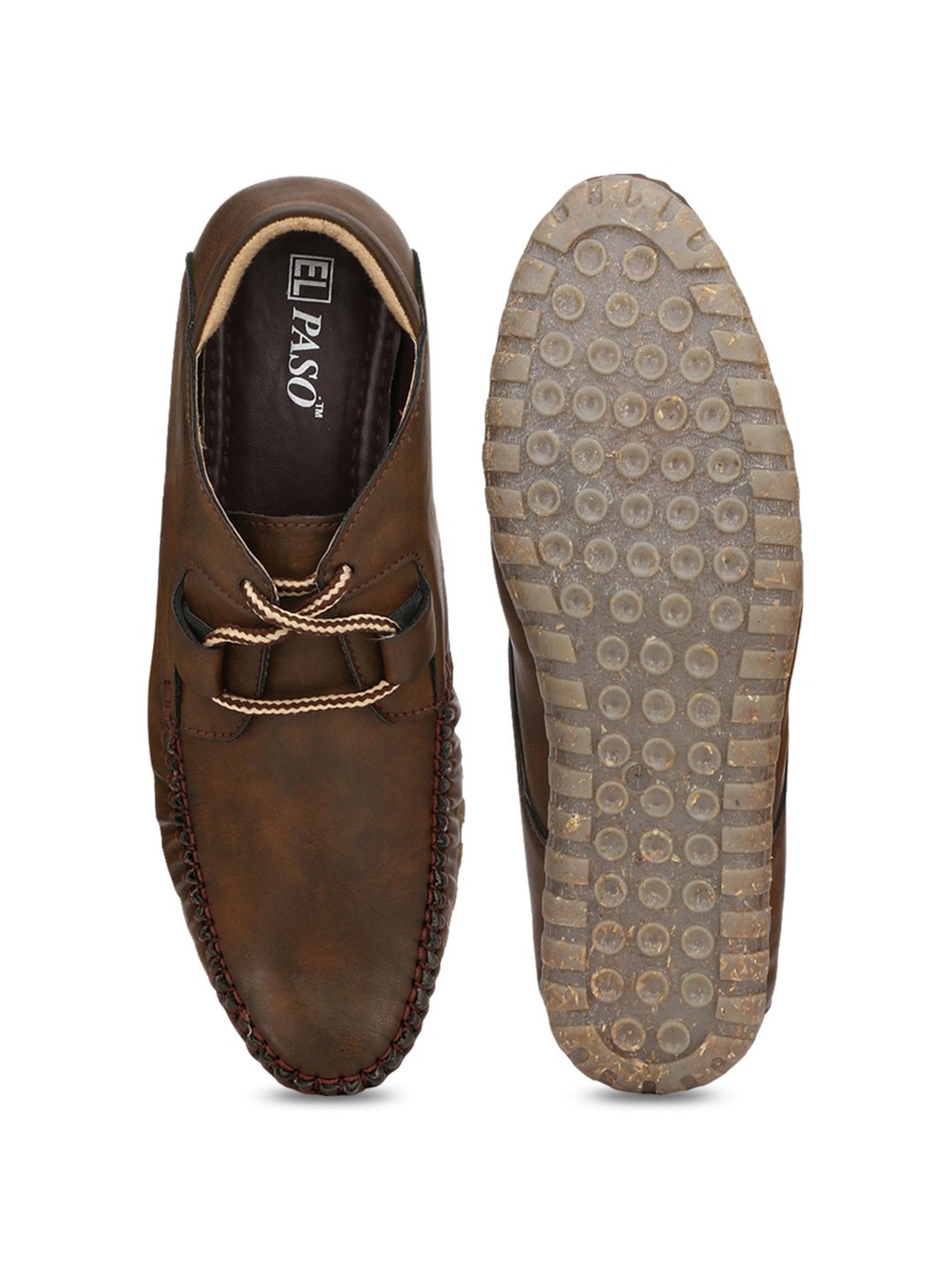 El Paso Brown Casual Shoes